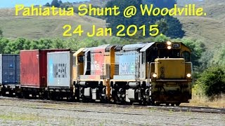 Pahiatua Shunt @ Woodville  24 Jan 2015.