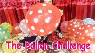 [BALLOON]  EXTREME BALLOON CHALLENGE । The Balloon with Lovely Girl Playing Balloons