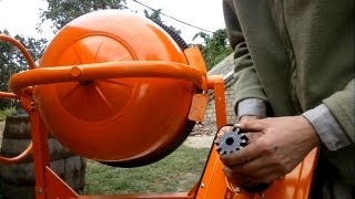 Бетономешалка бытовая AgriMotor. Сборка бетономешалки.