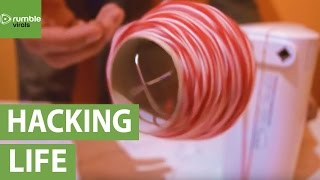 Life hack: How to quickly wind up yarn