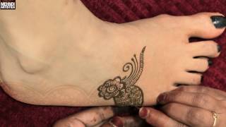Floral Pair Mehndi Designs For Foot:Best Arabian Mehendi Design For beginners|MehndiArtistica