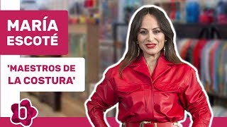 María Escoté: "Sancionaremos el derroche de material en 'Maestros de la Costura"