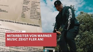 Wollte er „Fanpost 2“ verhindern?: Mitarbeiter von Warner zeigt Fler an!