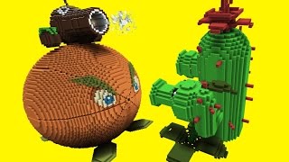 Minecraft vs Plants vs Zombies | GIGA CITRON | PEA SHOOTER | COCONUT CANNON | CACTUS