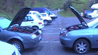 Как подключить Провода прикуривания правильном порядке