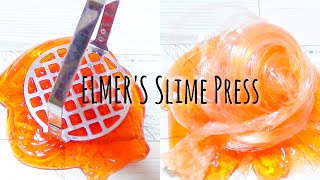 【ASMR】エルマーズグルークリアスライムをプレス【音フェチ】ELMER'S Clear Slime Pressing/No talking ASMR