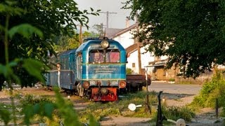 УЖД Виноградово - Иршава и тепловоз ТУ2-034 / Vinogradovo - Irshava narrow gauge line. TU2-034 (UZ)