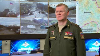 Брифинг официального представителя Минобороны России по ситуации в Нагорном Карабахе (7.12.2020)