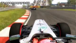 F1 2012 Michael Schumacher Race Onboard Canada Montreal - Predicted Result