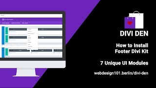 Footers Divi Layout UI Kit - Available with the Unicorn Bundle - Divi UI Kits and Layouts