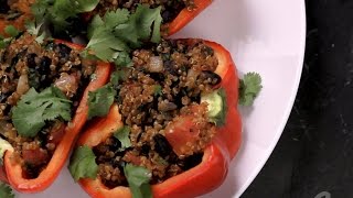 Vegan Quinoa Stuffed Peppers