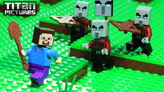 Lego Minecraft - Clan Wars | Villager vs Pillager | Episode 1 - Welcome Back Player