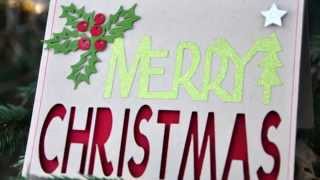 Merry Christmas Card with Cricut Explore