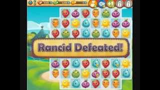 How to beat Farm Heroes Saga Level 21 - 1 Stars - No Boosters - 103% - Rancid Defeated