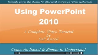 PowerPoint 2010 Tutorial: All You Need to Know About PowerPoint