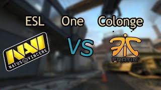 NaVi vs Fnatic Map #2  de_train | ESL One Colonge 2018|Highlights