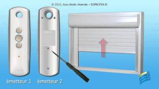 Comment ajouter un émetteur RTS sur volet (Soprofen) -- procédure