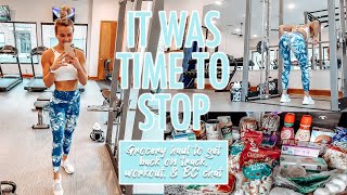 Letting My Body Get Back To Normal! | Back & Biceps | Grocery Haul | FIT & FUNCTIONAL