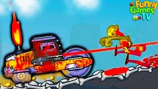 ☠️ Веселая игра как   про машинки уничтожаем зомби видео     зомби и машинки