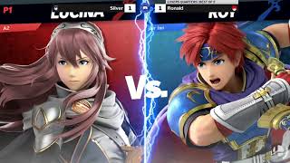 The Smash Lab 208 Losers Quarter Finals - Silver (Lucina) vs Ronald (Roy)