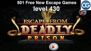 [Walkthrough] 501 Free New Escape Games level 430 - Escape from deadly prison - Complete Game