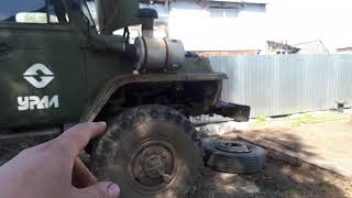 Урал 4320 замена топливных фильтров и масла в КПП!