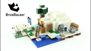 LEGO MINECRAFT 21142 The Polar Igloo - Speed Build for Collecrors - Collection 57 sets