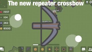 MooMoo.io getting the repeater crossbow (it's amazing) | MJWHITHER &a MOJO PLAYS