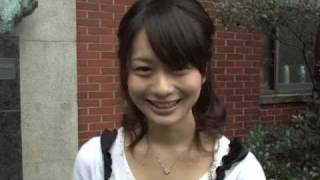 ミス立教グランプリ高見侑里のコメント　ミス立教本選（32)