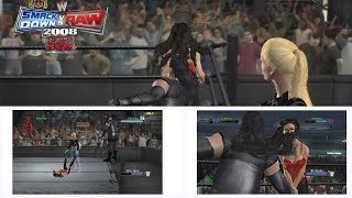 Smackdown vs Raw 2008 | Britanny & Kharma Stinkface And Low Blow To Candice