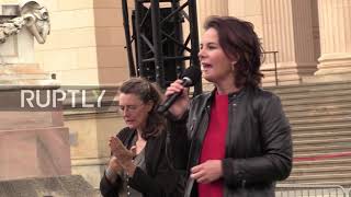 Germany: Baerbock calls for 12€/h min wage at campaign rally in Potsdam