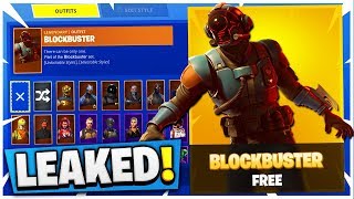 INSANE NEW FORTNITE SKIN LEAKED! (Fortnite BlockBuster Challenge)