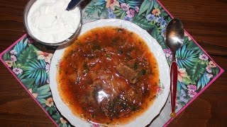 Борщ - простой рецепт на скорую руку