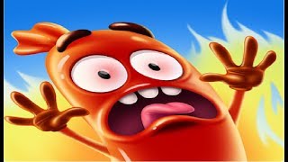 БЕГИ, СОСИСКА, БЕГИ! #2 Опасное приключение сосиски на кухне Веселая игра Run Sausage Run
