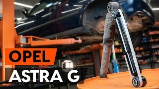 Как заменить задний амортизатор на OPEL ASTRA G CC (F48, F08) [ВИДЕОУРОК AUTODOC]