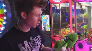 HAUNTED CLAW MACHINE AT THE ARCADE!!