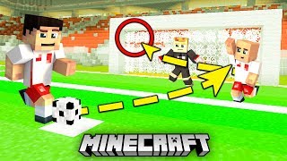PIŁKA NOŻNA w MINECRAFT - POLSKA vs ARMENIA - MECZ