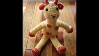 How To Read A Crochet Pattern #4 Amigurumi Giraffe - Perfect Baby Nursery Gift