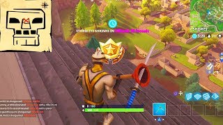 "Follow the treasure map found in Greasy Grove" Location Fortnite Week 5 Challenges!