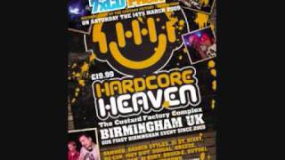 PART 1 OF 4  DJ GAMMER  @ HARDCORE HEAVEN AT CUSTARD FACTORY 09