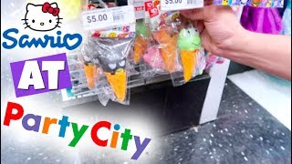 HELLO KITTY + JUMBO SQUISHIES, SLIME + SQUEEZE TOYS AT PARTY CITY!