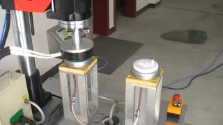 Rotary High frequency induction welding machine for medical suction liner bag or suction canister