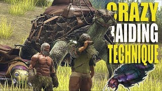 CRAZY RAIDING TECHNIQUE (ARTHROPLEURA) - A NOOBS GUIDE #1 | ARK: Survival Evolved Official