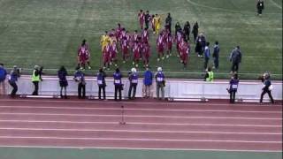 高校サッカー選手権'12 四中工vs尚志@国立 福島県代表尚志高校3位表彰式後