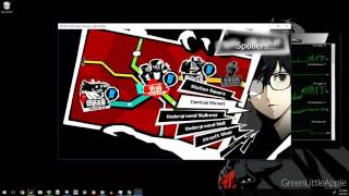 Persona 5 - 5 Minutes of Streets/School PC Gameplay [RPCS3] [i5-7600K]