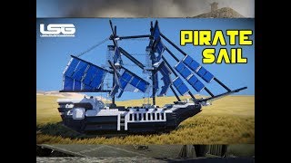 Flying Pirate Ship - Space Engineers