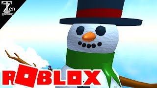 TIS THE SEASON TO BUILD A GIANT SNOWMAN!! | SNOWMAN SIMULATOR | ROBLOX EP4