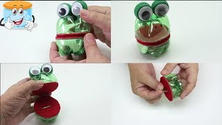 Как Сделать Лягушку Копилку из Пластиковых Бутылок