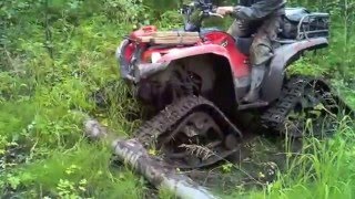 GRIZZLY WITH TRACKS VS 6 WHEELER WITH 27IN ITP