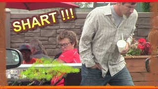 BLASTING LOUD WET FARTS AGAIN!  Fart Prank with "The Sharter"